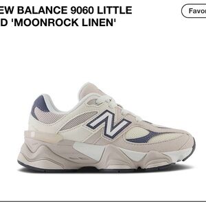 New Balance Kids Sneakers - Cream and Navy